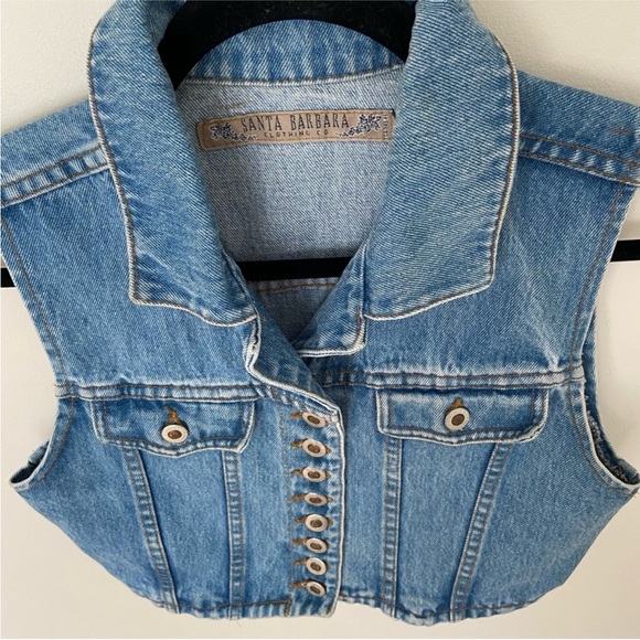 Vintage Denim Vest - Picture 3 of 5